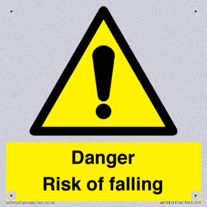 Danger Risk of falling